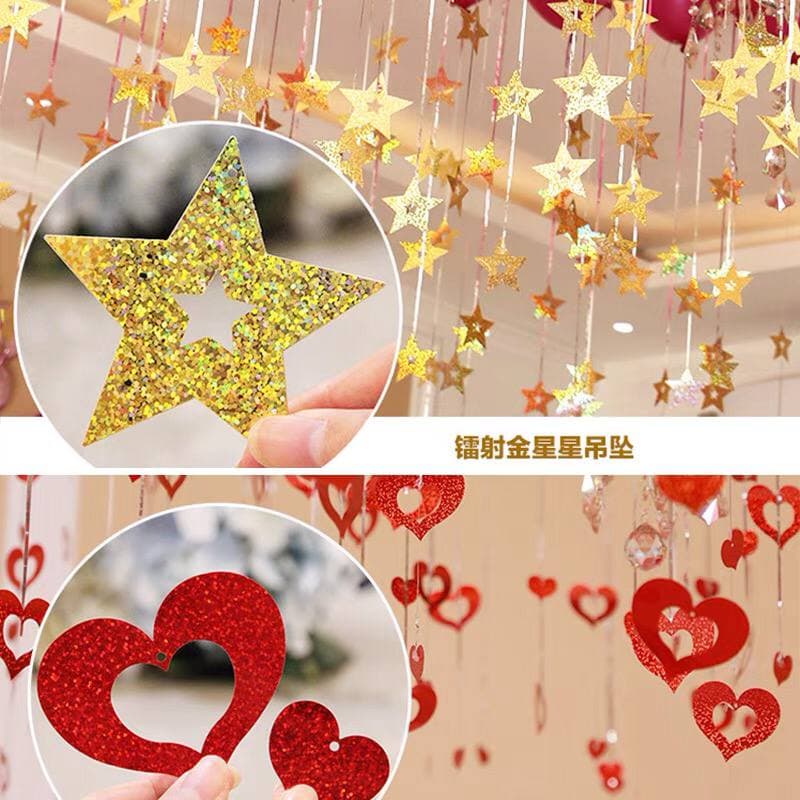 100 Dây tim buộc bóng bay