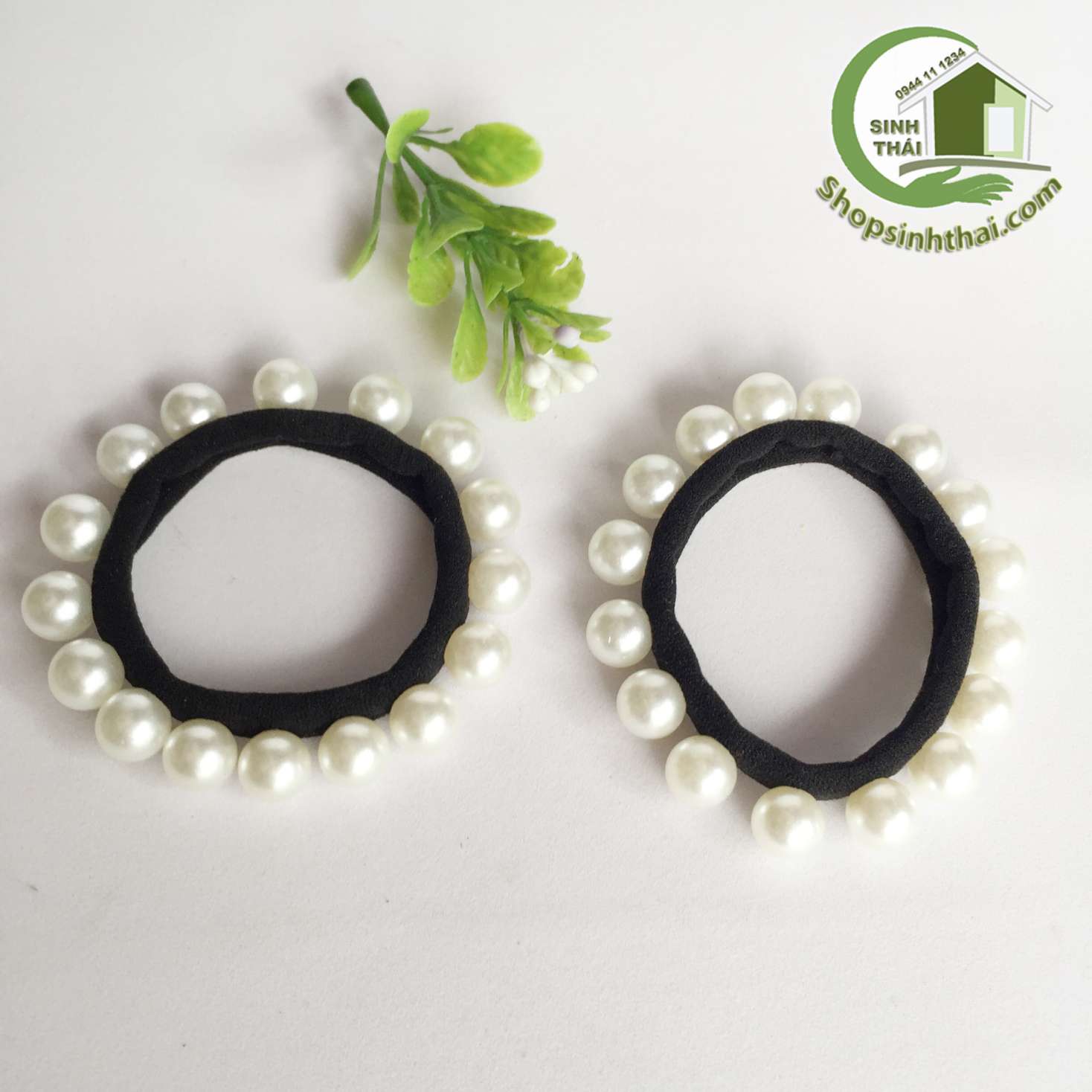 [HCM]Dây thun cột tóc đính ngọc trai