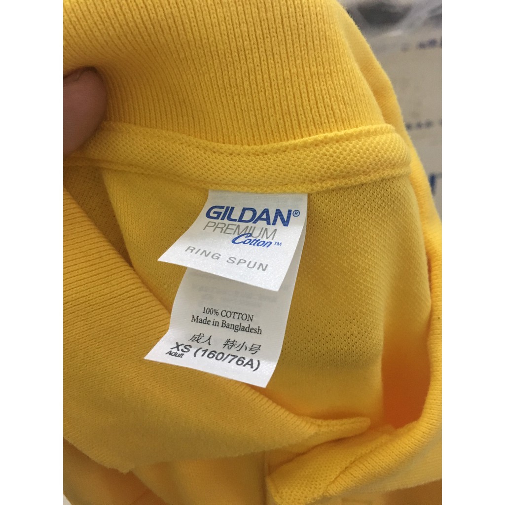 [ÁO THUN MỸ] Áo POLO Gildan màu đen [MÃ 36C-6800]