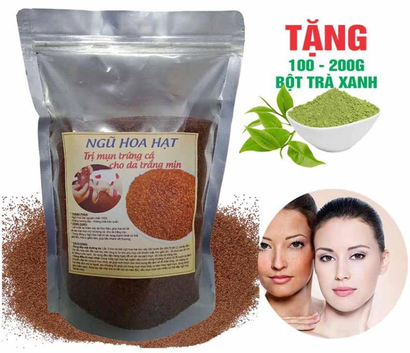 Ngũ Hoa Hạt (Thiên Niên Tử) trị mụn trắng da - 500G (Tặng 100G bột trà xanh)