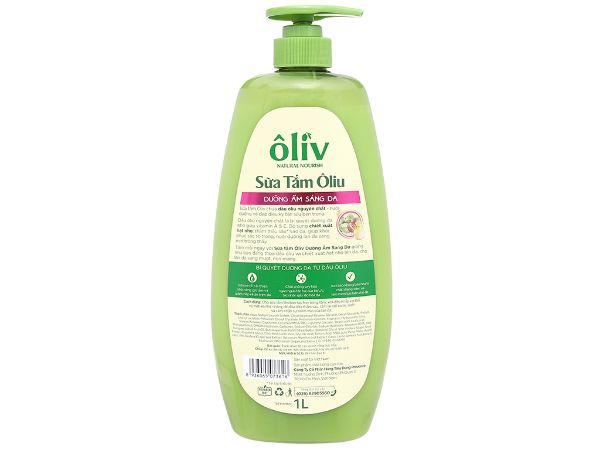 Sữa Tắm Ô liu Dưỡng Ẩm Sáng Da 1L