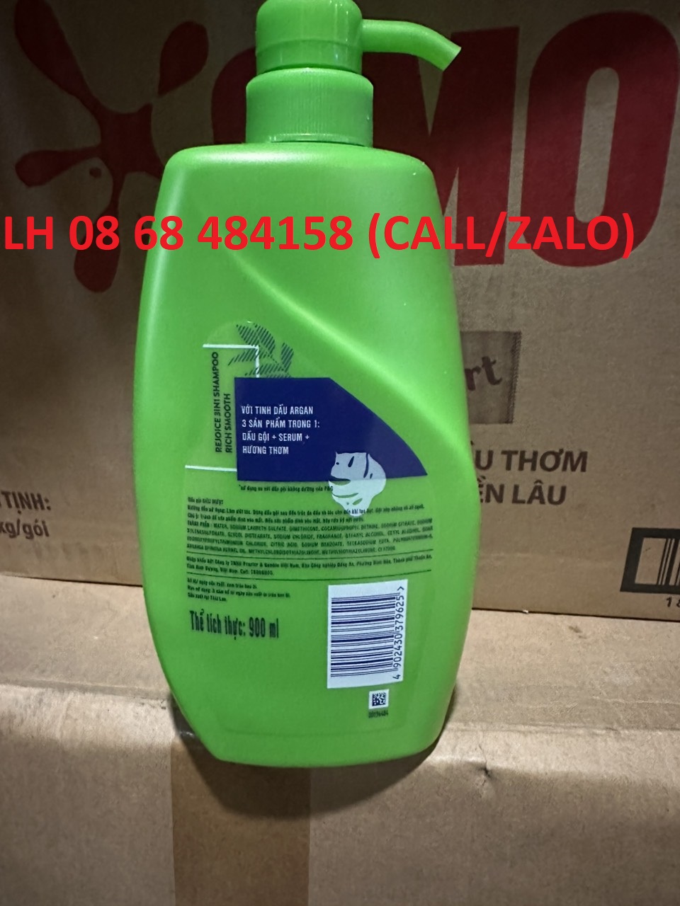 Combo 2 chai Dầu gội Rejoice siêu mượt 900ml