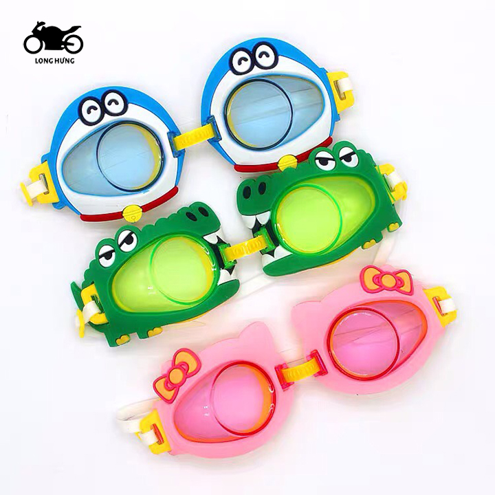 Kính bơi hình hoạt hình ngộ nghĩnh đáng yêu, kính bơi cho trẻ em siêu đẹp, ngộ nghĩnh, kính bơi cho bé trai, bé gái, kính bơi silicon cao cấp cho bé 3-10 tuổi họa tiết hoạt hình đáng yêu