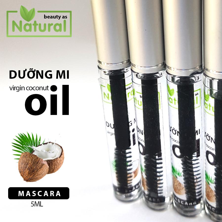 Mascara Dầu Dừa Dưỡng Mi 7 ngày siêu tốc 100% chiết xuất tinh dầu dừa có mùi thơm ngọt dừa