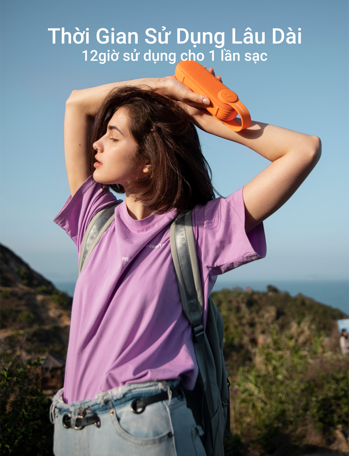 Soundcore Icon by Anker, Bluetooth Speaker, Waterproof Portable Speaker for Adventures in The City and The Wilderness, IP67 Water Resistance, 12-Hour Playtime, Built-in Mic