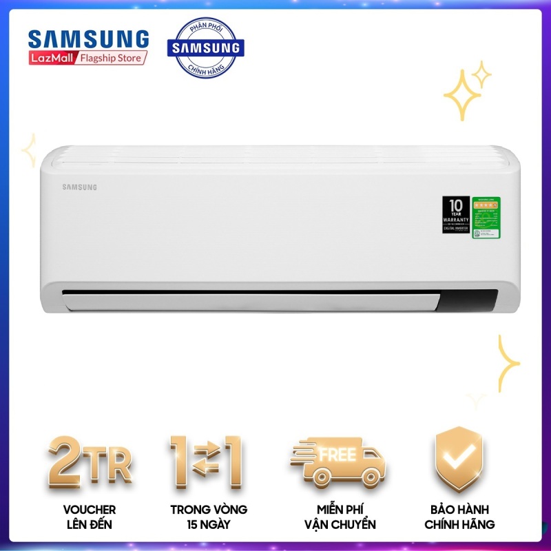 Bảng giá Máy lạnh Samsung Inverter 2 HP AR18TYHYCWKNSV Mới 2020, Chế độ chỉ sử dụng quạt - không làm lạnh Có tự điều chỉnh nhiệt độ (chế độ ngủ đêm) Chức năng hút ẩm Làm lạnh nhanh tức thì Tự khởi động lại khi có điện