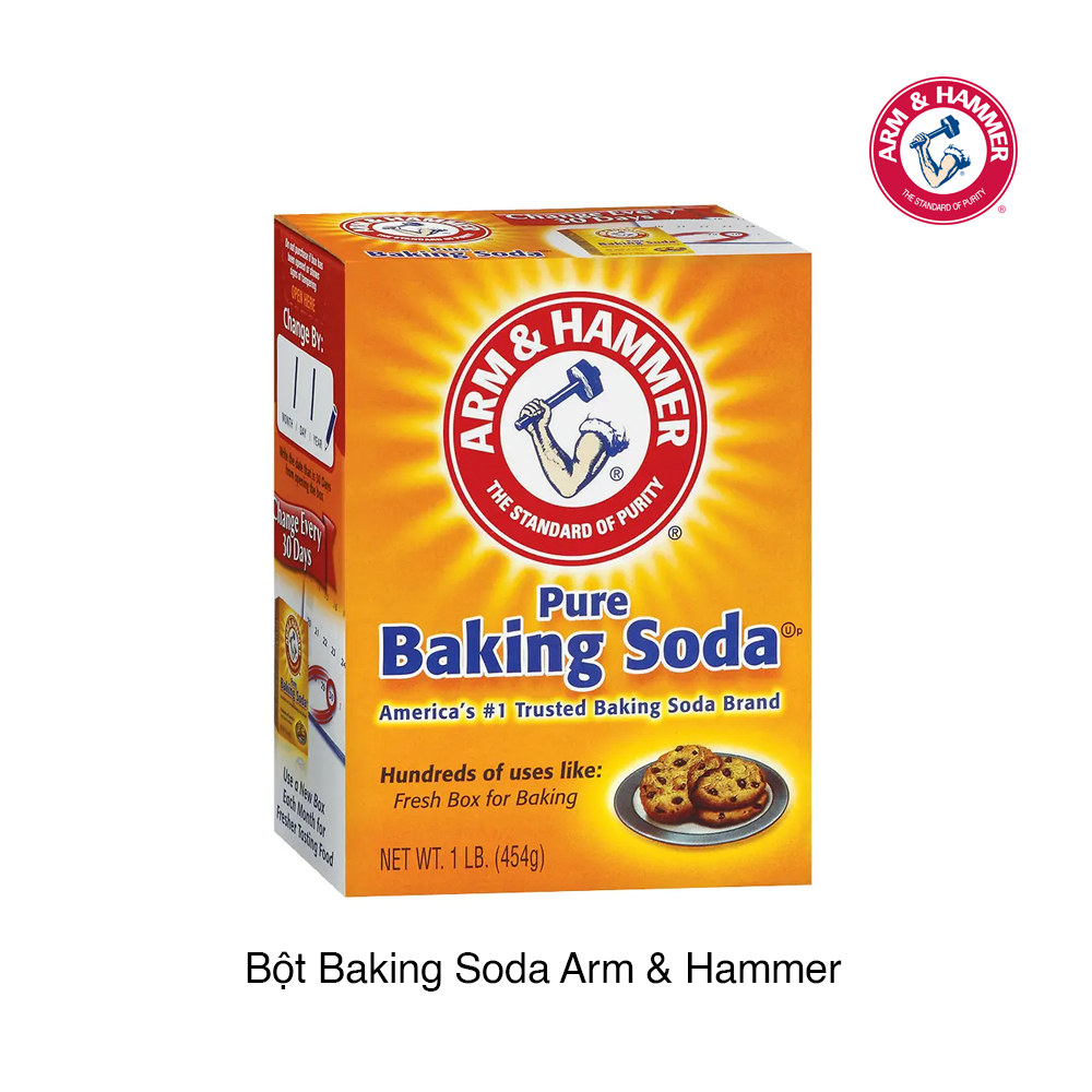 Bột Baking Soda Đa Công Dụng Arm & Hammer 454g của Mỹ