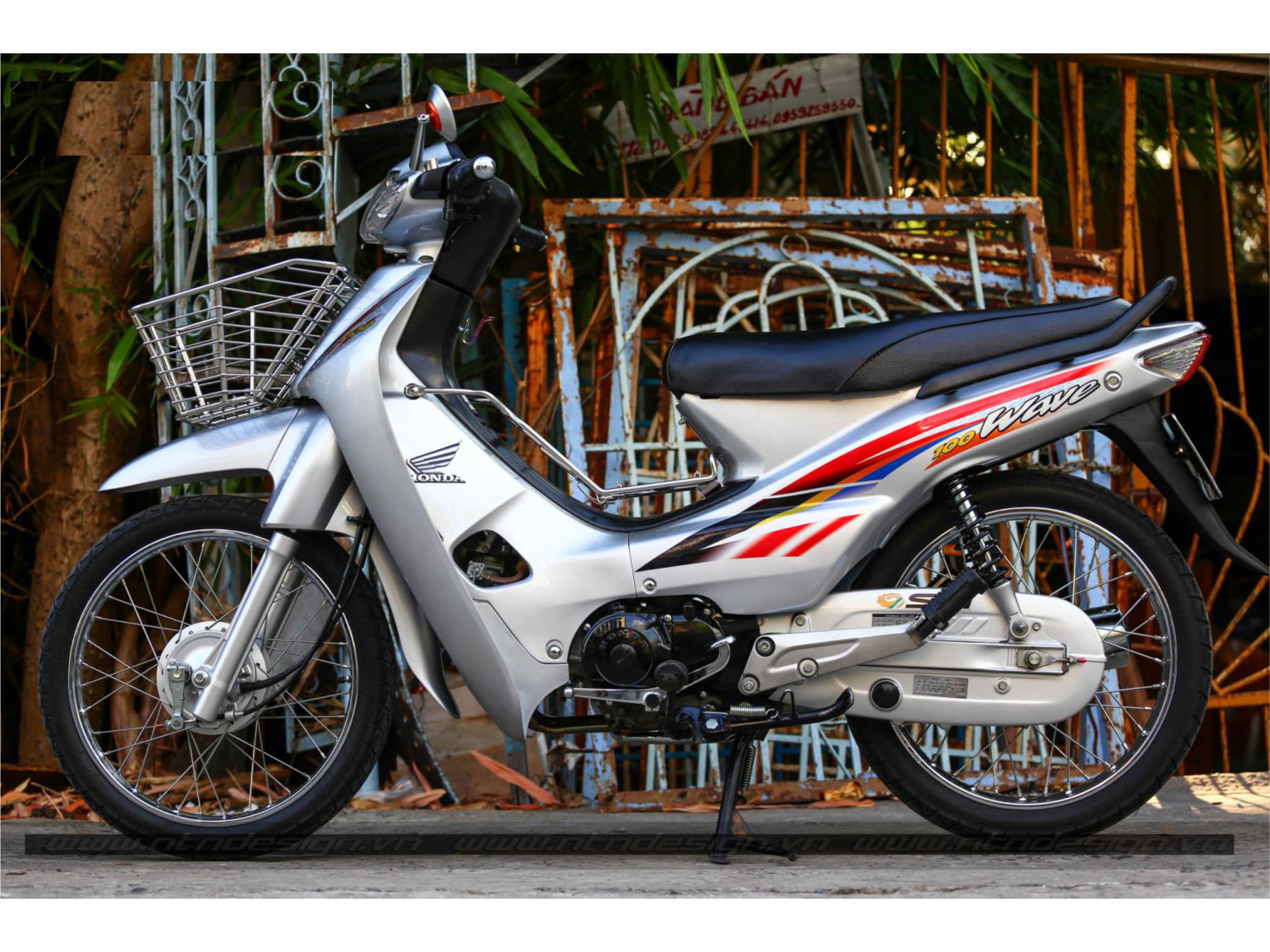 Tem Wave 100 đời 2003 zin Thái ( loại tờ )
