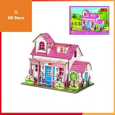 Đồ chơi lắp ghép gỗ 3D Ngôi nhà mơ ước