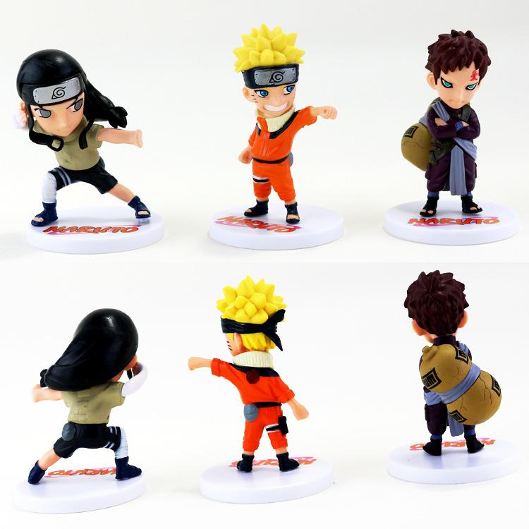 Bộ 06 Mô Hình nhân Vật Naruto (Mẫu 04 )
