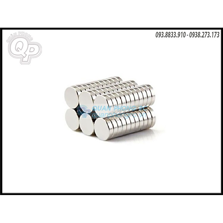Nam châm viên tròn 5mm x 3mm (4 viên)