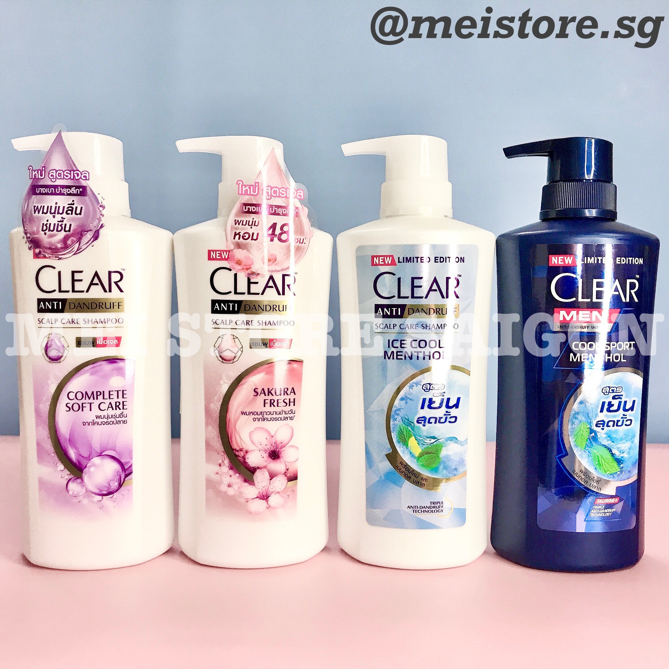 Dầu Gội Đầu Clear Thái Lan Chai 480ml