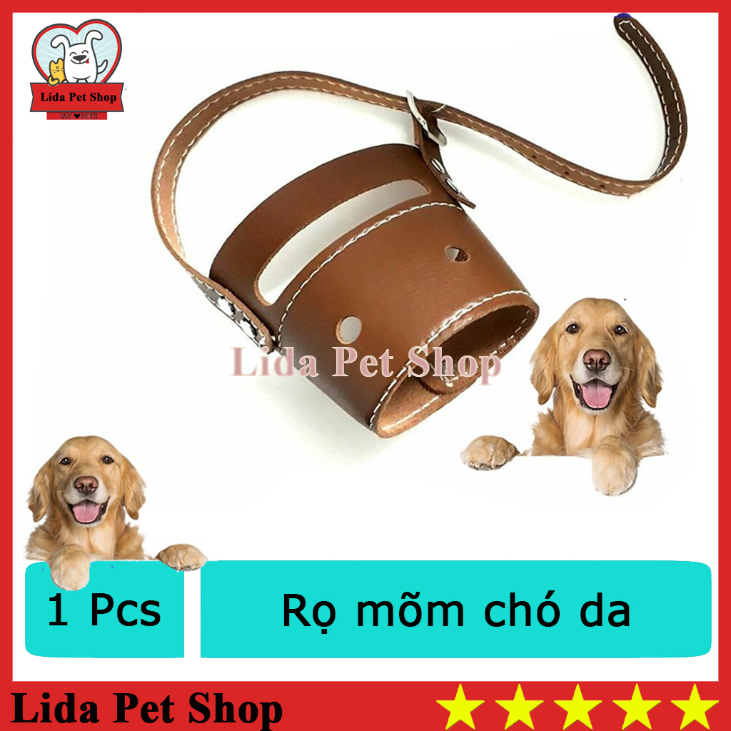 HN- Rọ mõm chó da loại mõm dài - size 3 cho chó 5-8kg ( 605c)-HP10481TC