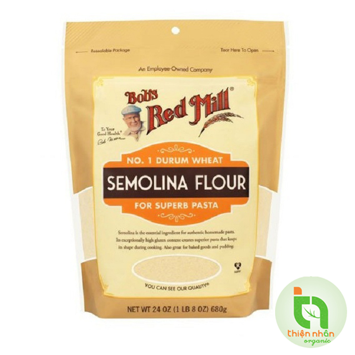 Whole Semolina Flour Bob's Red Mill 680gr