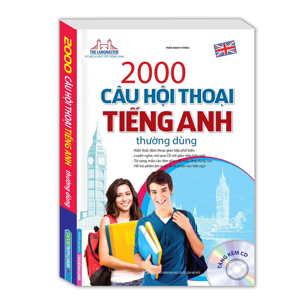 Sách - 2000 Câu Hội Thoại Tiếng Anh Thường Dùng (Bìa Mềm)