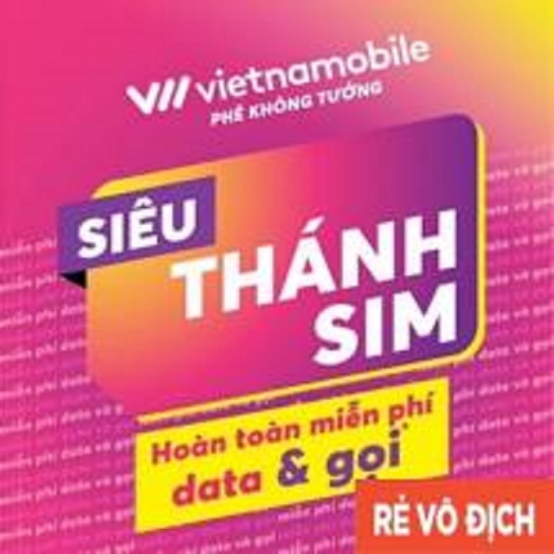 Siêu Thánh Sim Vietnamobile 6G/Ngày ( Gọi nội mạng miễn phí )
