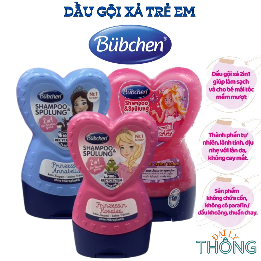 2in1 bubchen baby shampoo & spulung 230ml delivered random smell baby