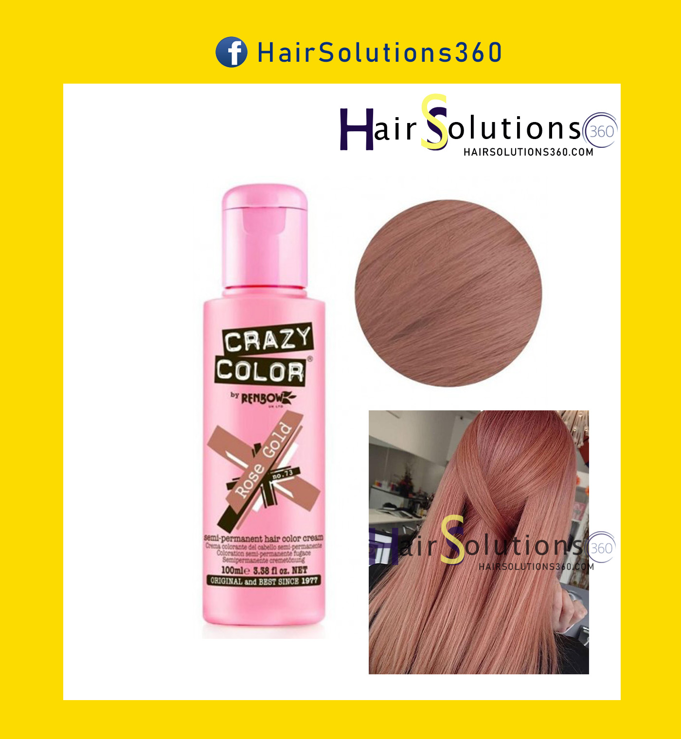 Part 1 - Thuốc nhuộm tóc Crazy Color - thuốc nhuộm tóc tạm thời - Hairsolutions360