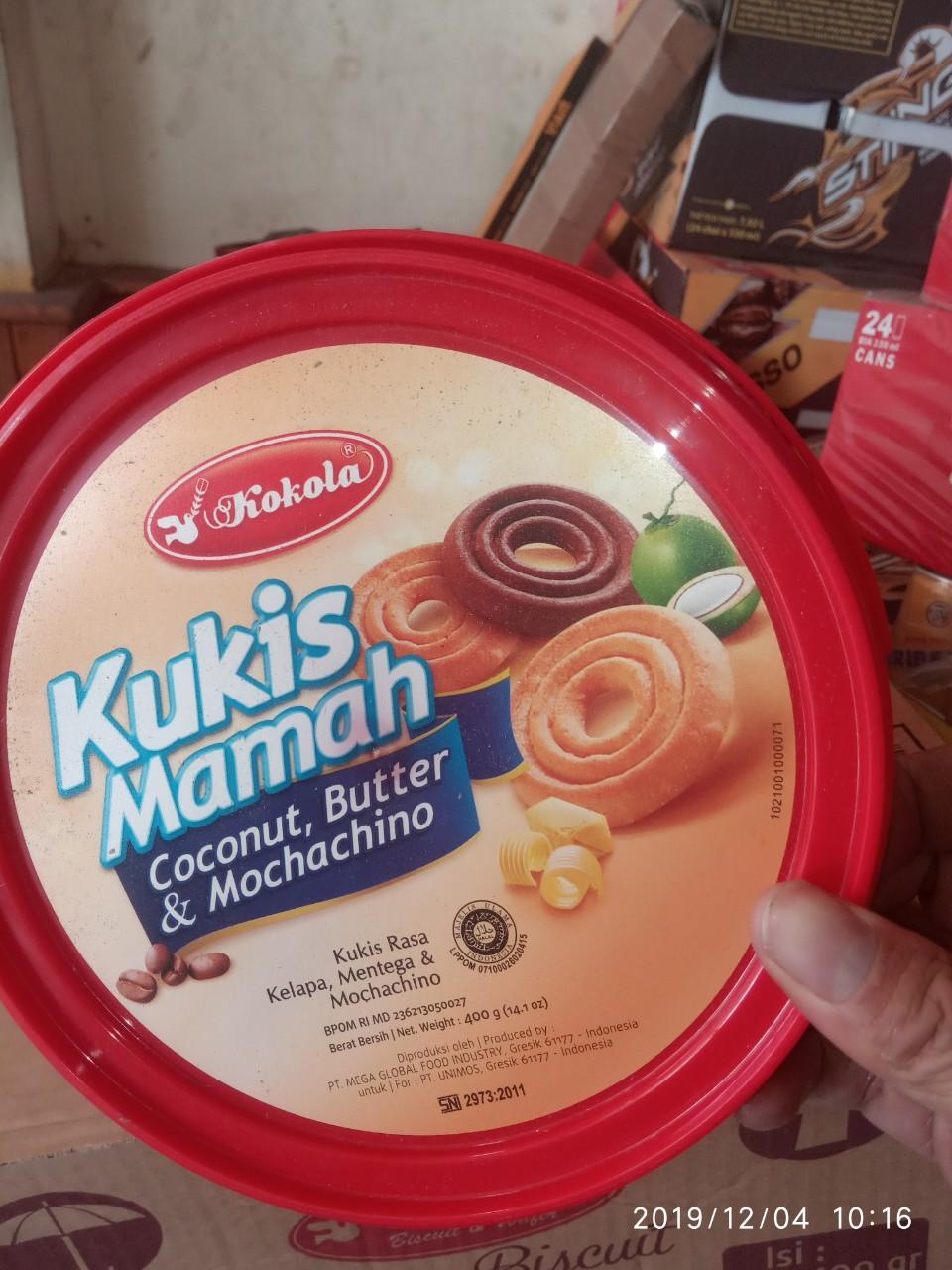 Bánh xô Kokola Crackers vàng xô 400g
