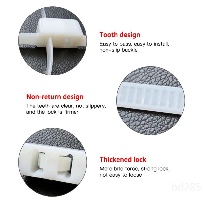 Mua 10 cái Flex Double Cuff Hạn chế dùng một lần Zip Tie Cuff Tự khóa Cuff Đen 3GTizqQM