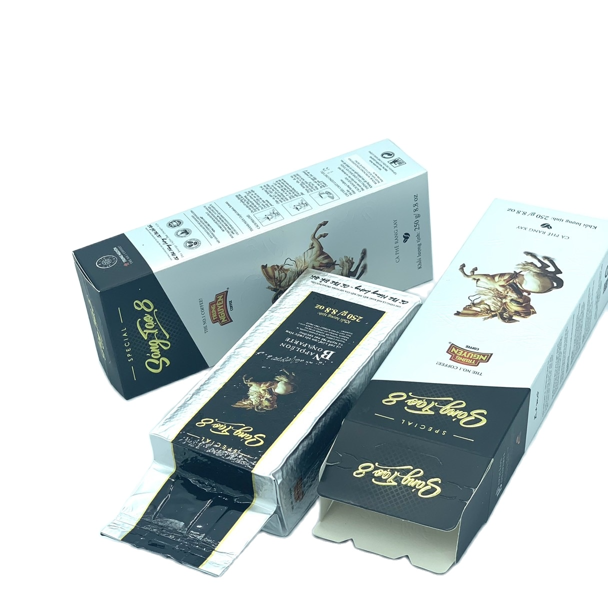 (Combo 2 Hộp) Cà phê Sáng Tạo 8 Trung Nguyên - Cà phê Bột Pha Phin( Hộp 250gam)