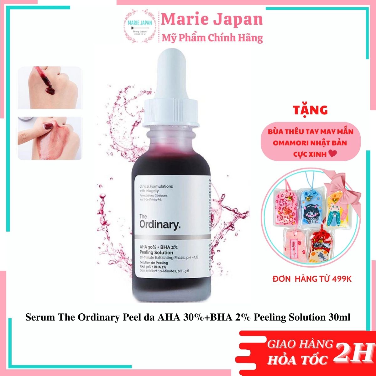 Serum the ordinary peel da aha 30%+bha 2% peeling solution 30ml