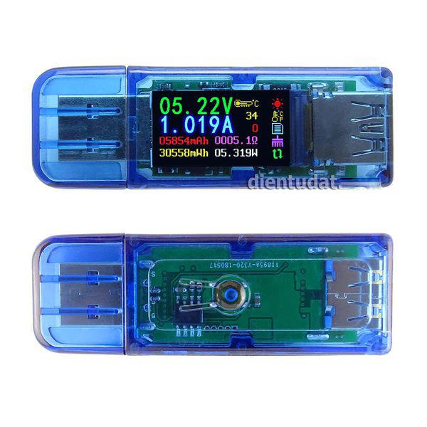 [HCM]USB Tester 3.0 Đo Dòng Áp - Đo Nội Trở Tải - AT34