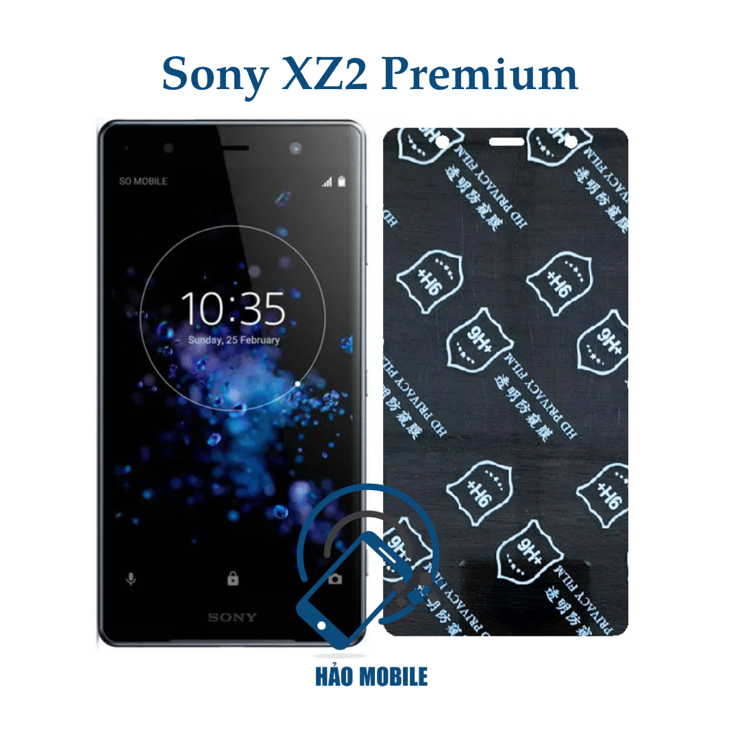 Dán chống nhìn trộm Sony XZ2 Premium - Dán cường lực dẻo nano
