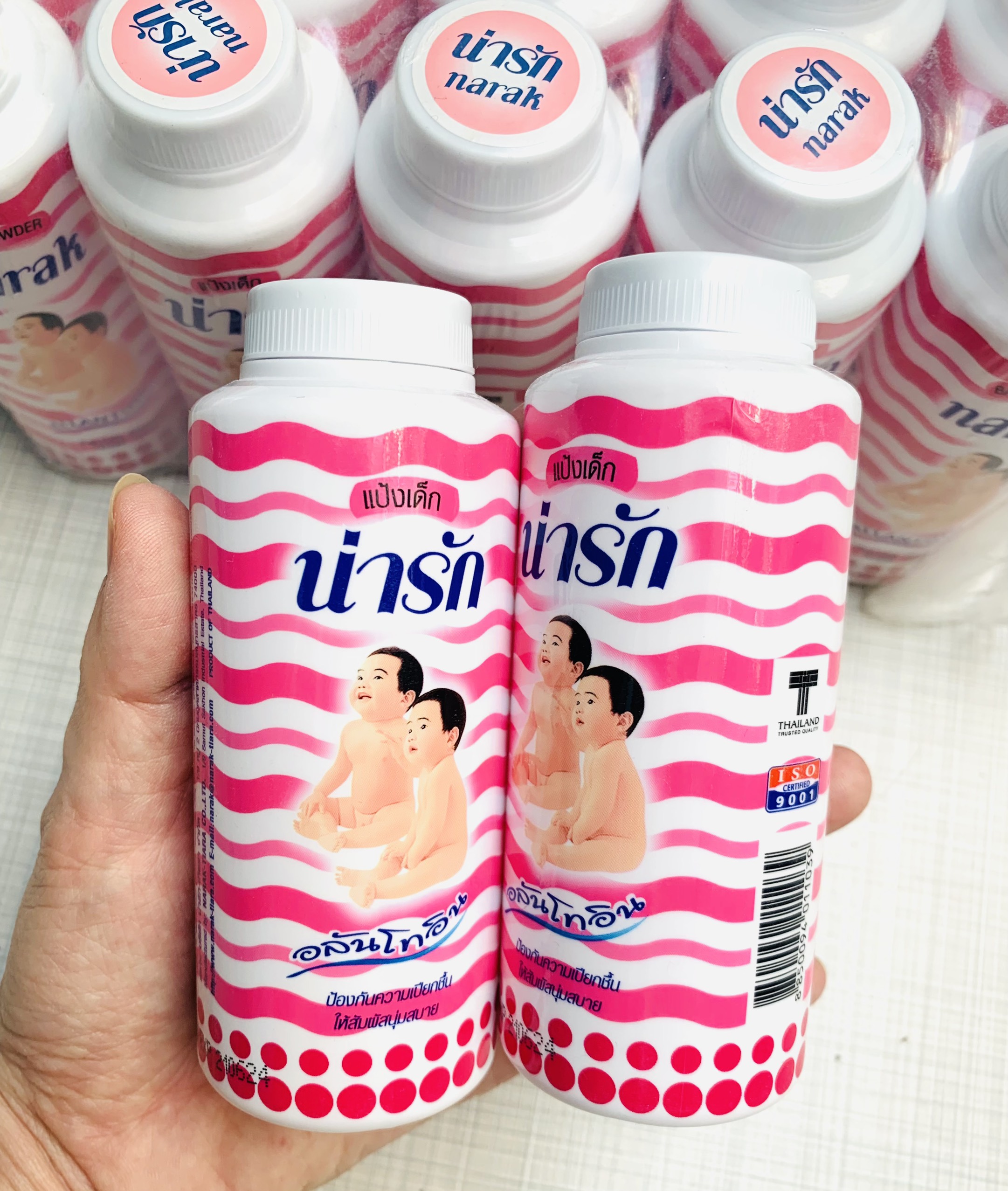 Phấn Rôm Em Bé NARAK Baby Powder Thái Lan 25g Giúp Da Bé Mịn Màng