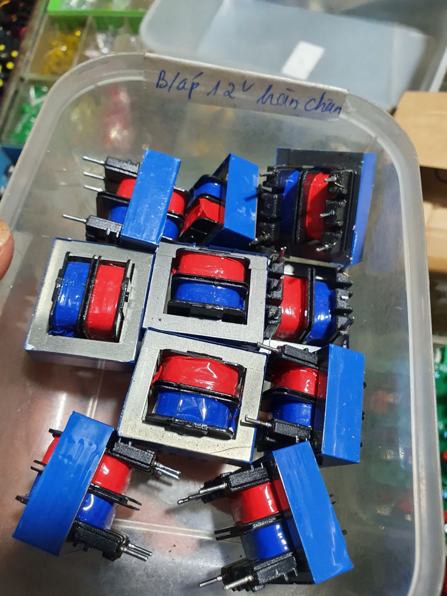 biến áp xung 12v hàn chân