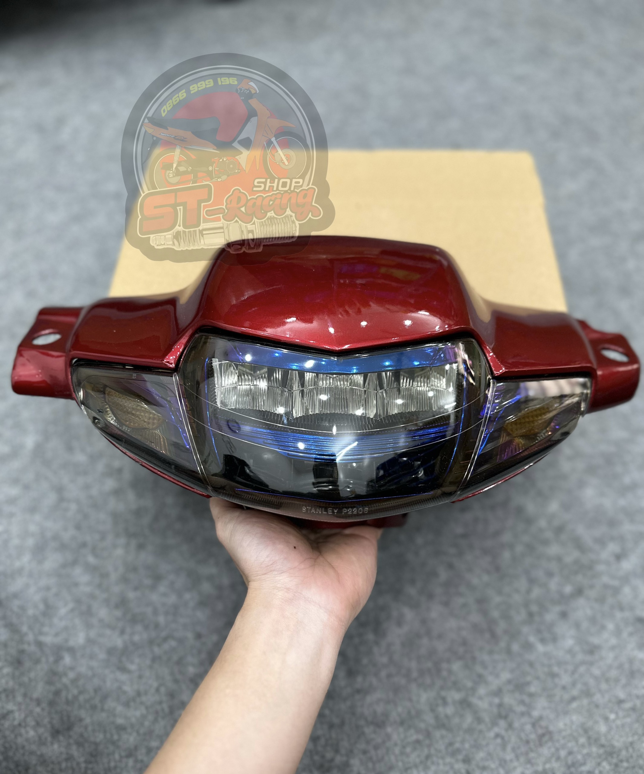 PHA ĐÈN LED 2 TẦNG WAVE NHỎ, WAVE TQ, WAVE ZX, WAVE 2 BÓNG