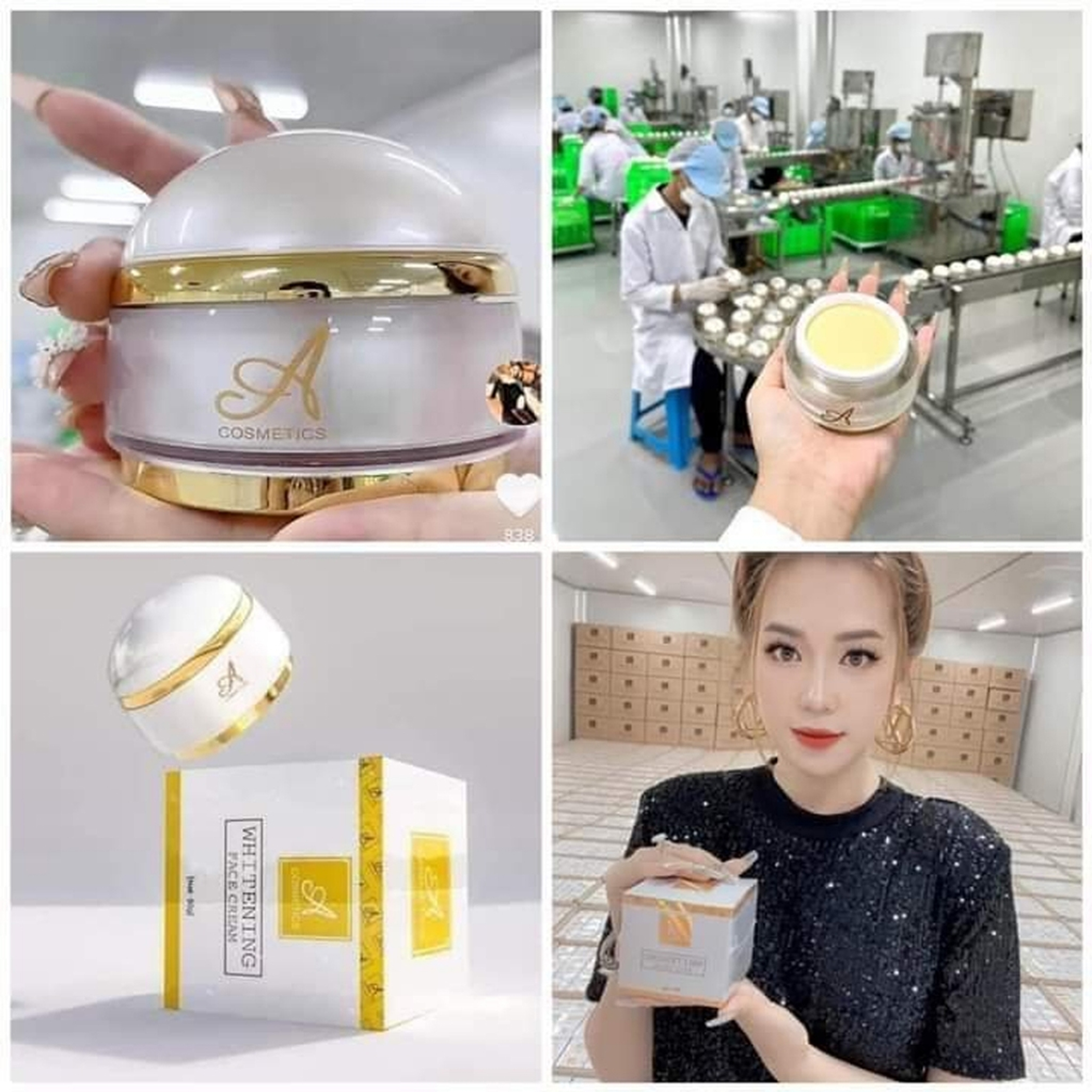 Kem Face Pháp A Cosmetics, mờ nám, mờ thâm, dưỡng trắng