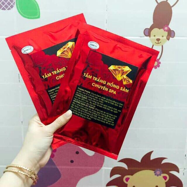 Tắm trắng hồng sâm chuyên spa dưỡng trắng sáng da bật tone ngay từ lần đầu