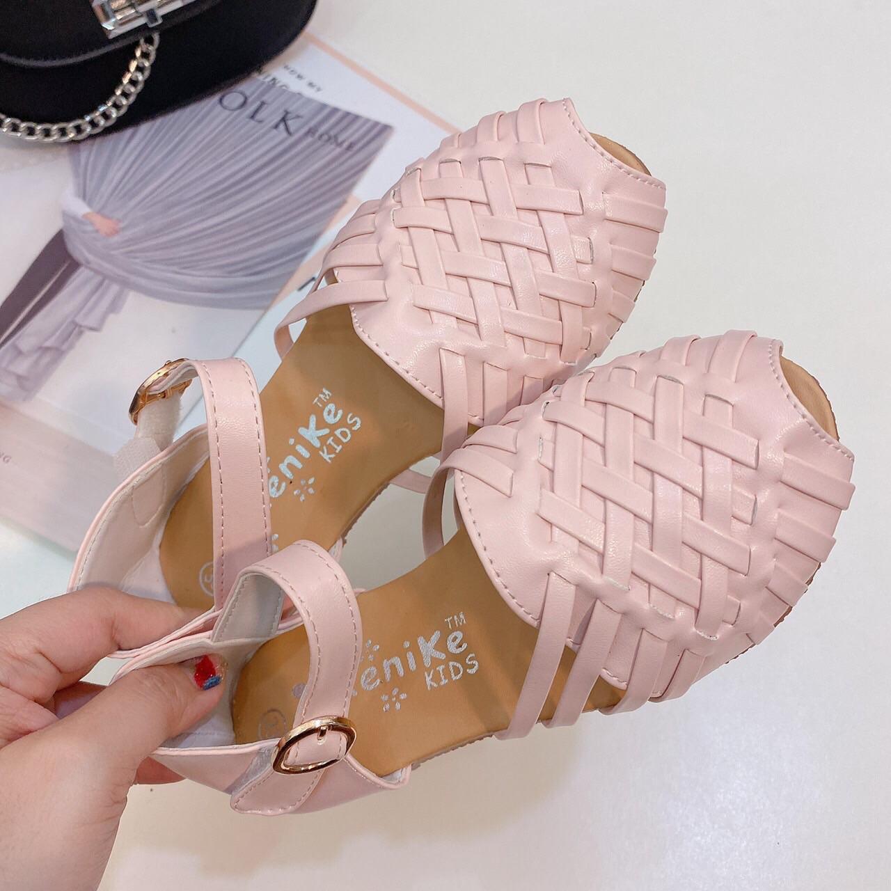 Sandal hậu rọ lưới đan dây