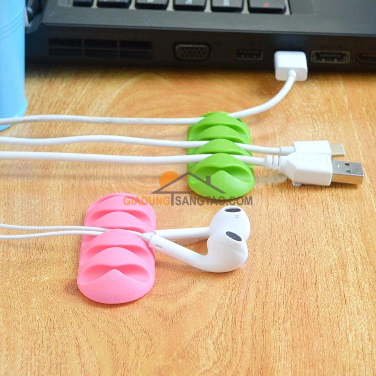 Nút giữ dây sạc cáp gọn gàng M2