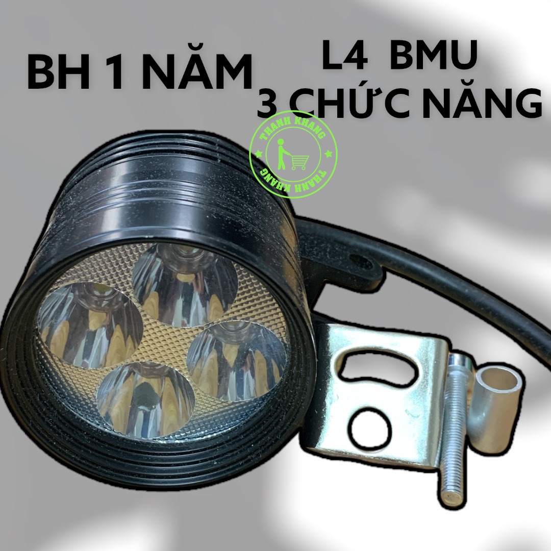 Đèn pha led trợ sáng L4 CYT-T1 gắn xe máy