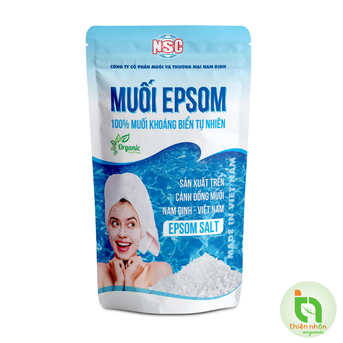 Muối tắm epsom salt 200g nam định nsc
