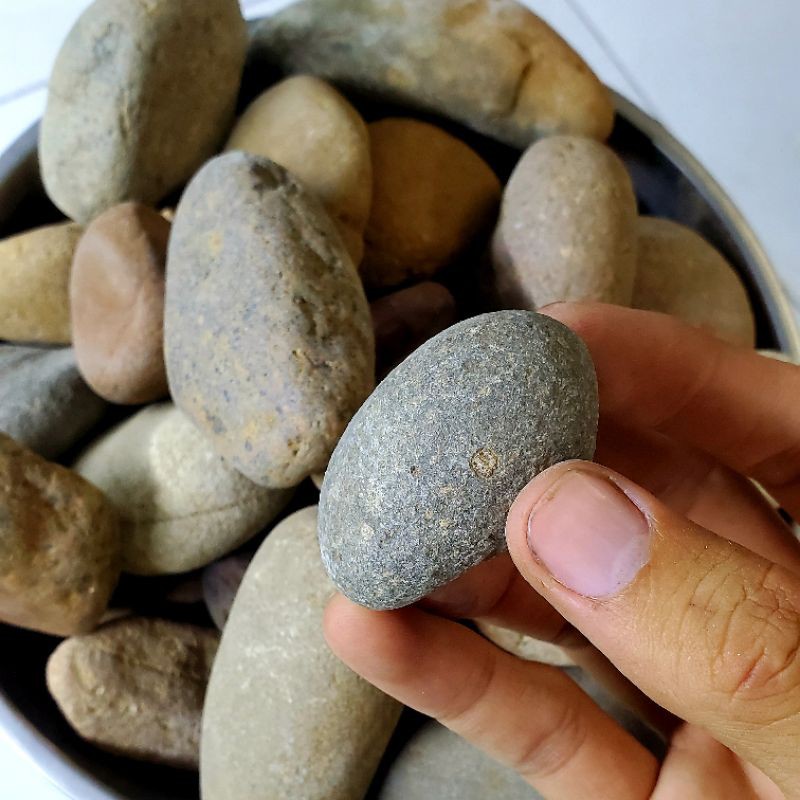 Bao 500gr đá cuội trang trí bể thủy sinh, terrarium