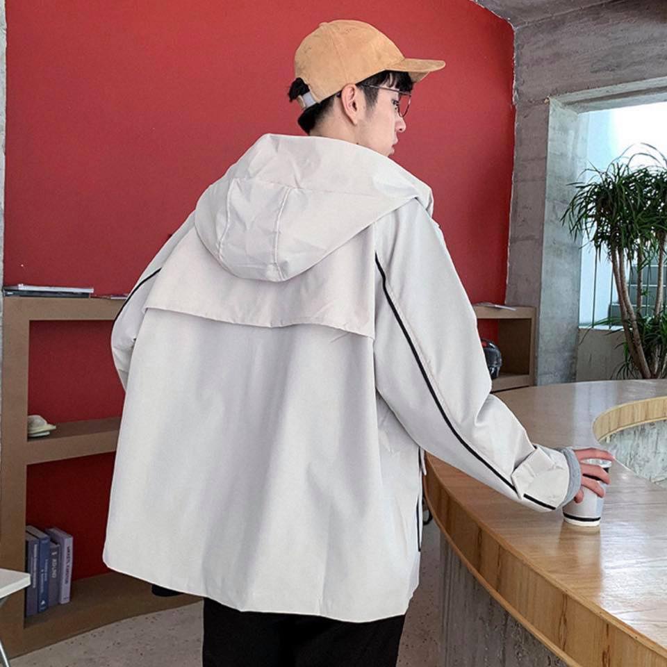 [YoloBoutique] ÁO KHOÁC DÙ VIỀN UNISEX (ĐEN, TRẮNG)