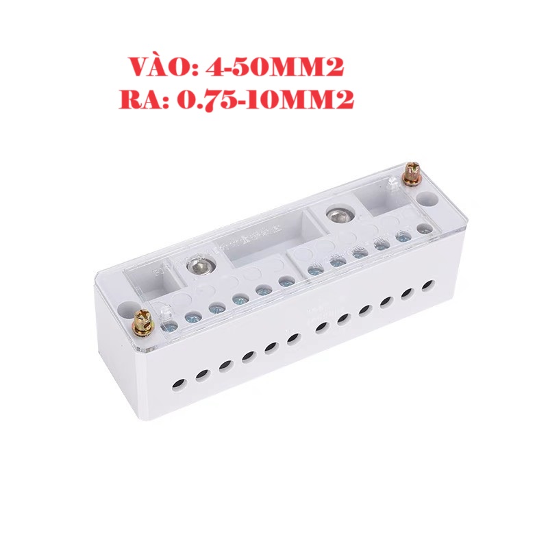 Cầu đấu chia dây điện 1 pha tiện lợi 100a fc