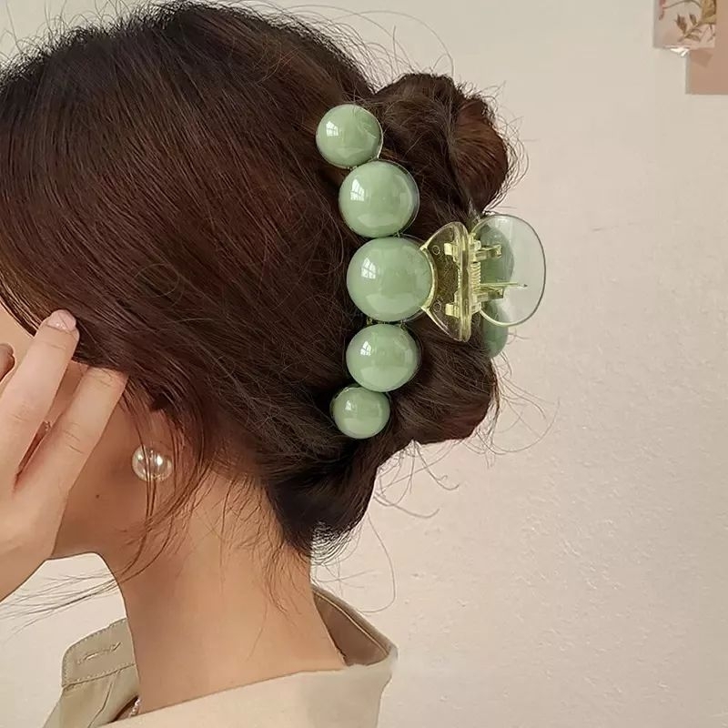 Set 3 Cặp Tóc Ngọc Trai Xanh Phong Cách Hàn Quốc, Cặp Tóc Xanh Dễ Thương, kẹp cặp tóc sét 3 cái hàn quốc đính ngọc trai phong cách tiểu thư cute xinh dễ thuong cho nữ màu xanh ngọc