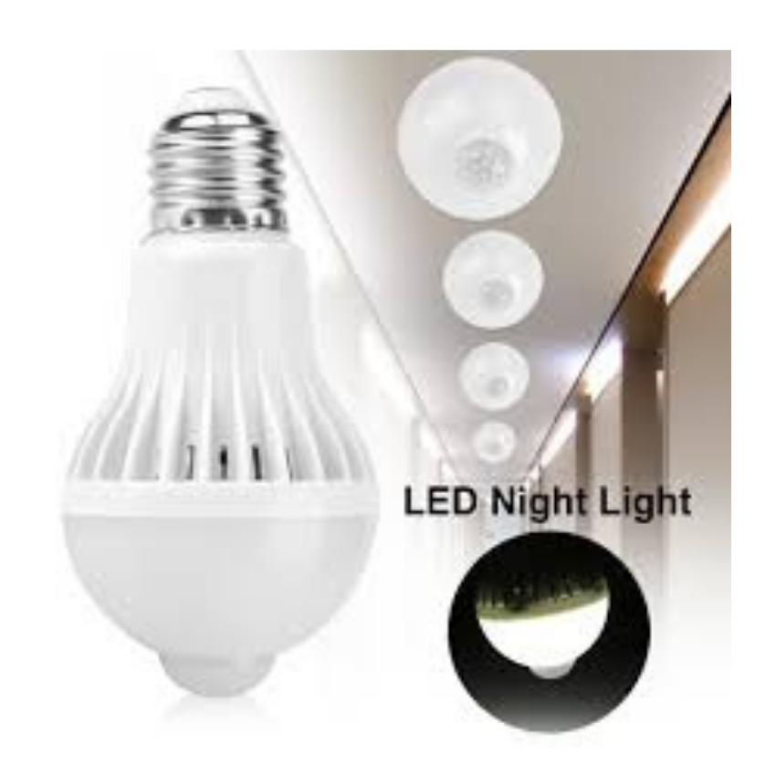 Bóng đèn cảm ứng 5w/9w E27 220v, đui đèn cam ưng
