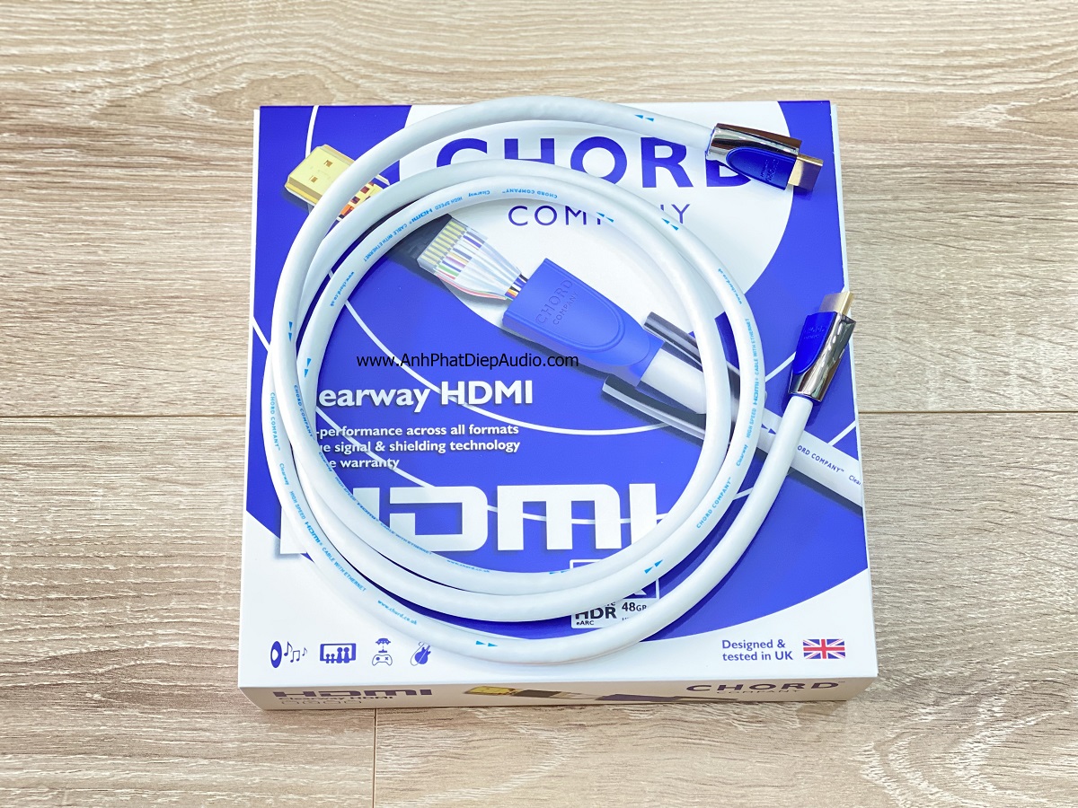 Dây hdmi CHORD Clearway HDMI 2.1 8k (48Gbps)