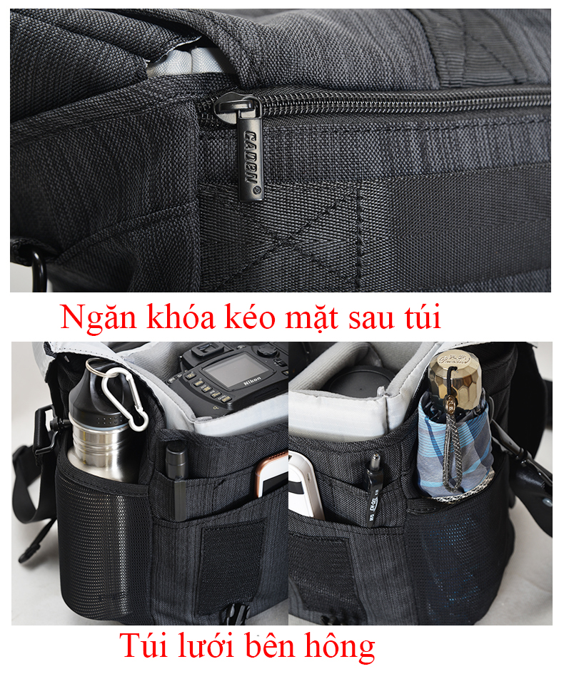 [HCM]Túi máy ảnh caden k11 size lớn