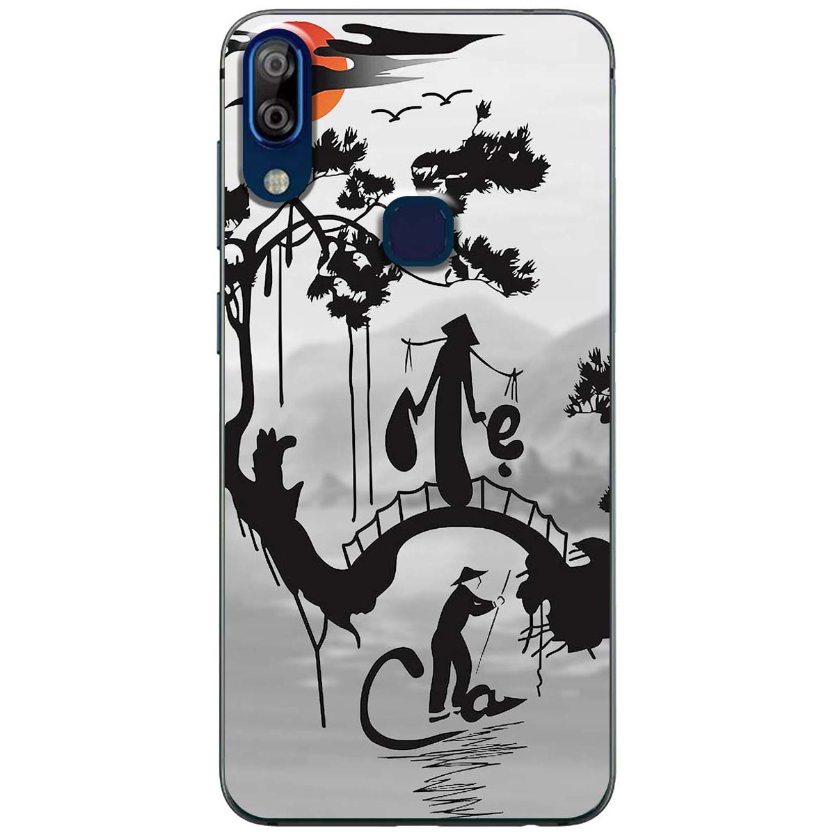 Ốp lưng dành cho Vsmart Active 1 Plus mẫu Cha mẹ núi sông