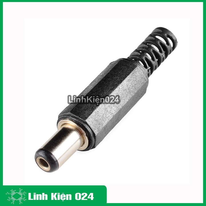Đầu jack DC đực 5.5x2.1mm