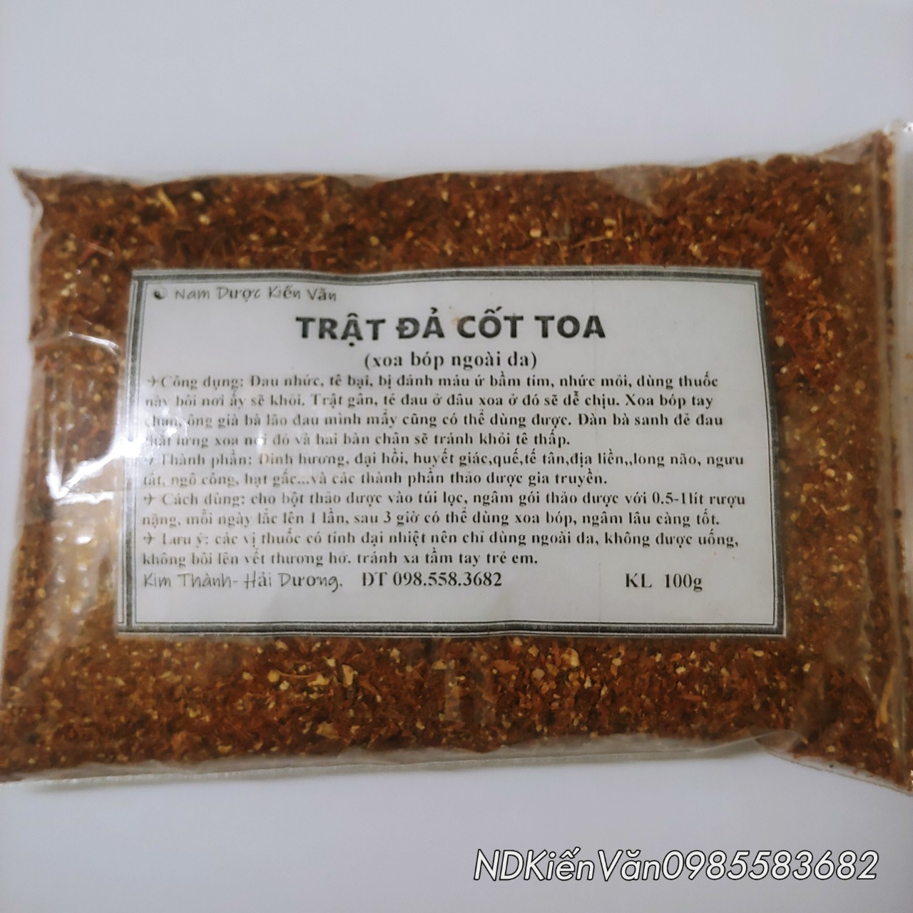 Gói thảo dược ngâm rượu xoa bóp