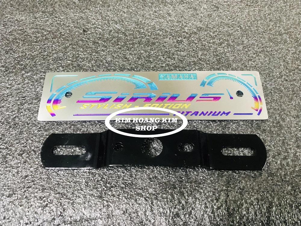 Bảng tên TITANIUM điện phân dành cho Sirius (100% TITAN)