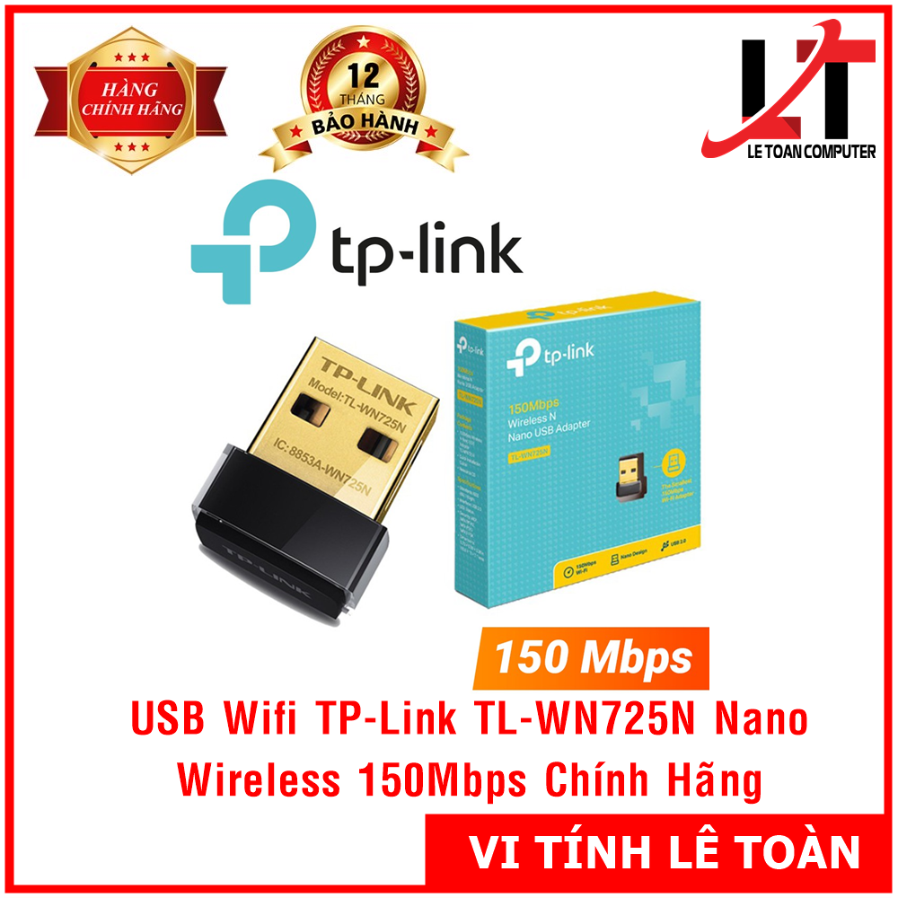USB Wifi TP-Link TL-WN725N Wireless N150Mbps chính hãng