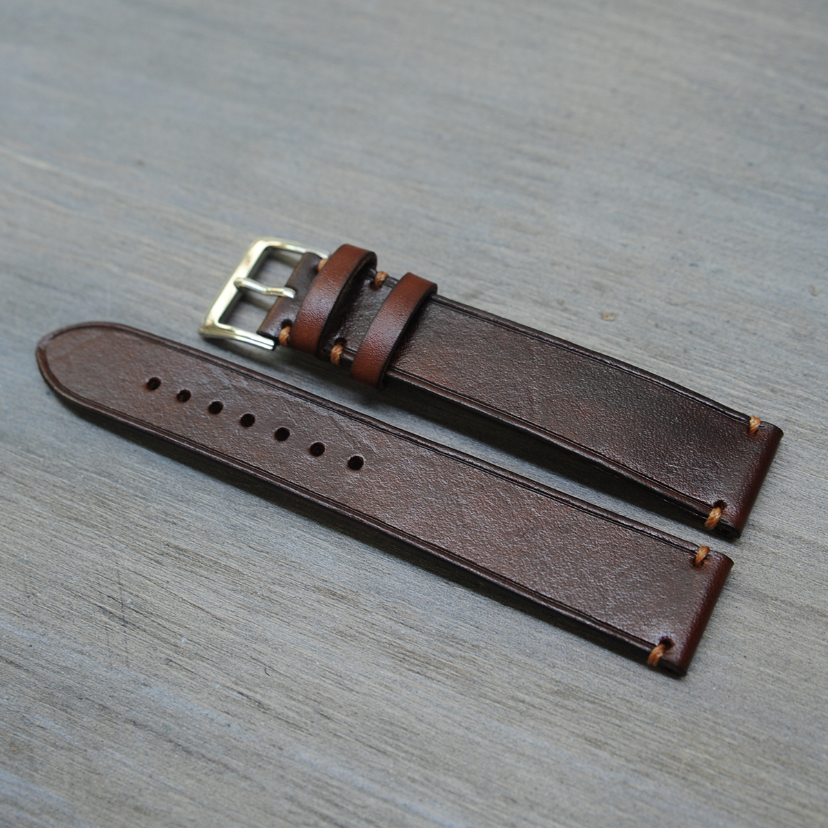 Dây đồng hồ da bò - đồ da handmade VI352